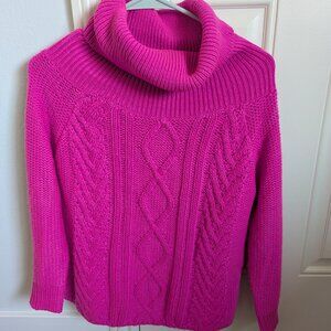 Bright pink women's sweater